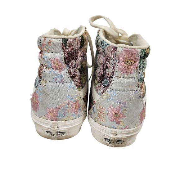 Vans SK8-Hi Floral Tapestry Print High Top Shoes Sneakers Womens Size 9.5 - Picture 2 of 6